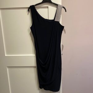 Dress, formal, navy